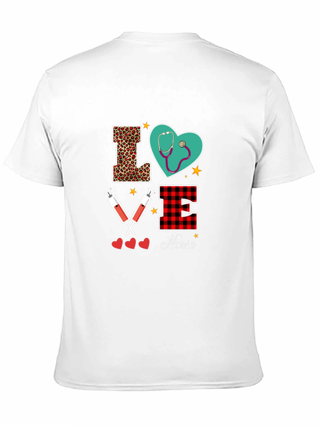 Black Love Nurse Graphic Tee Shirt view 11