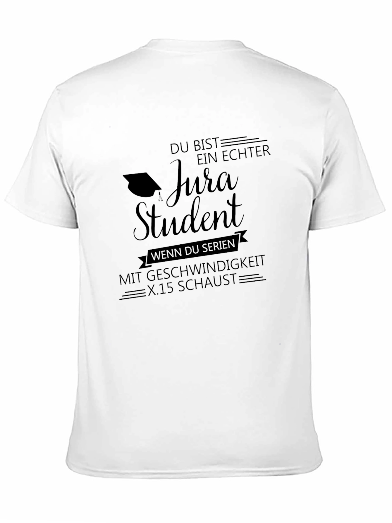 Black Jura Student Black Graphic T-Shirt view 11