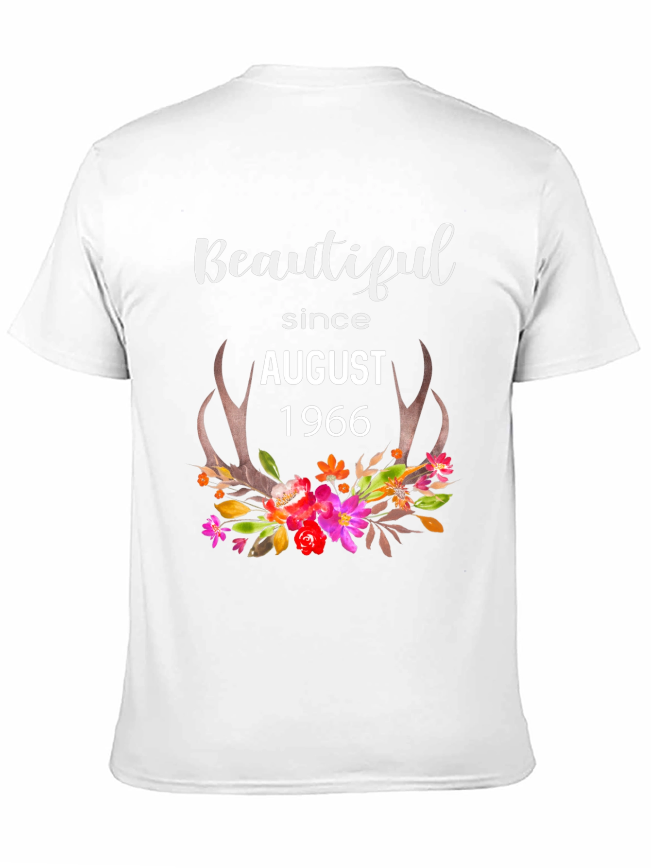 Beautiful Since August 1966 T-Shirt - 11