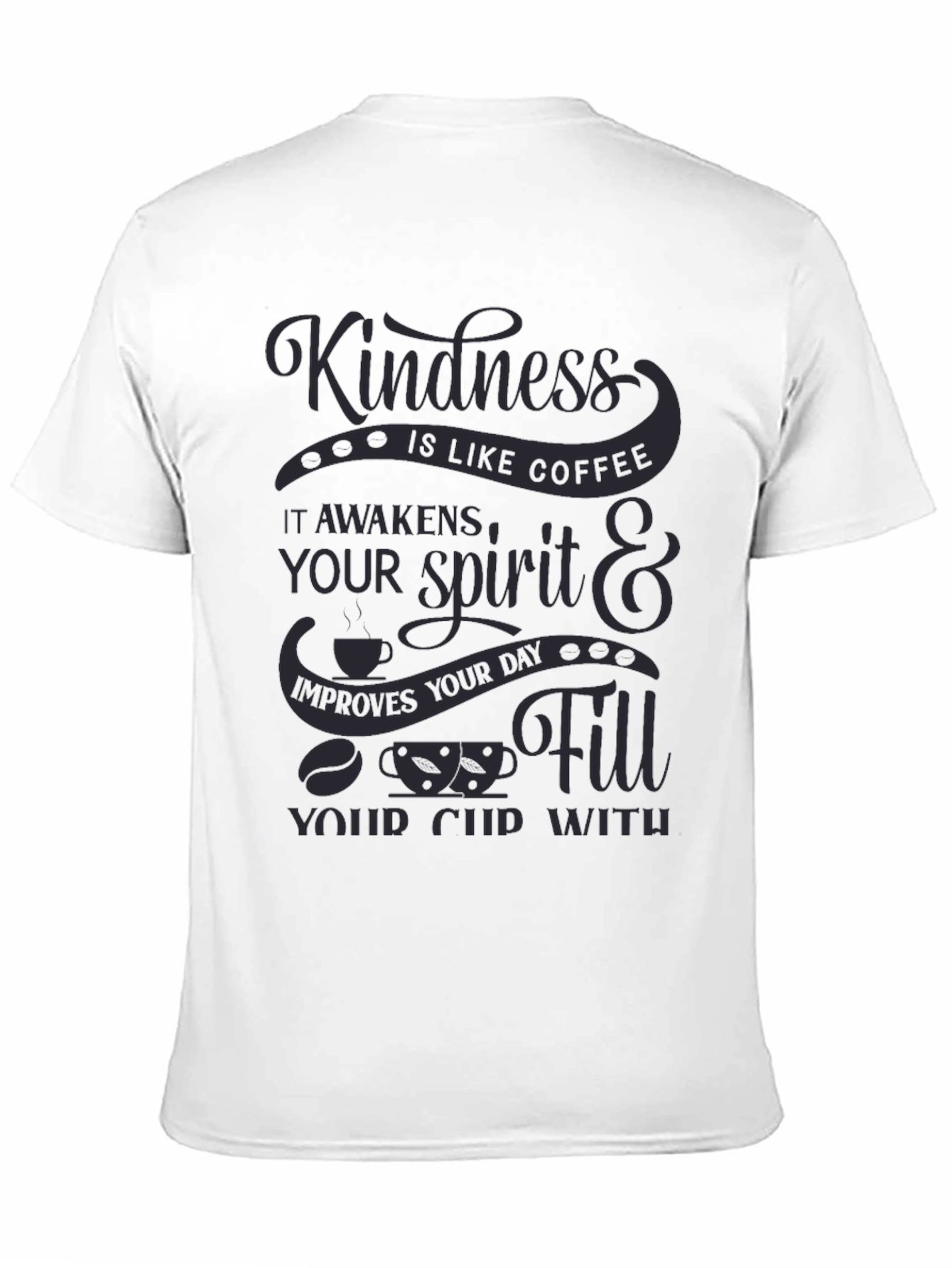 Black Kindness is Like Coffee Graphic Tee view 11