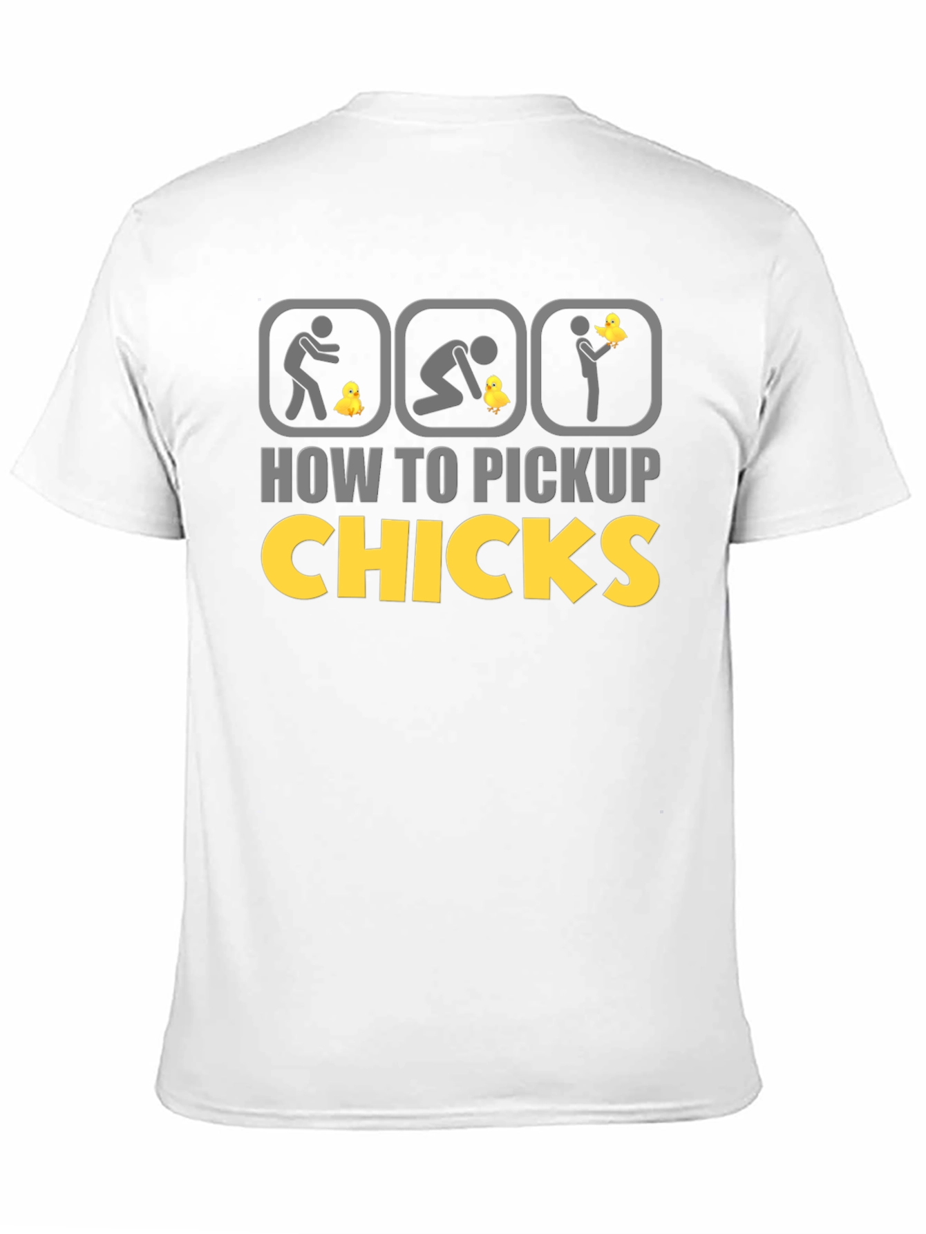 Black How to Pickup Chicks Graphic Tee view 11