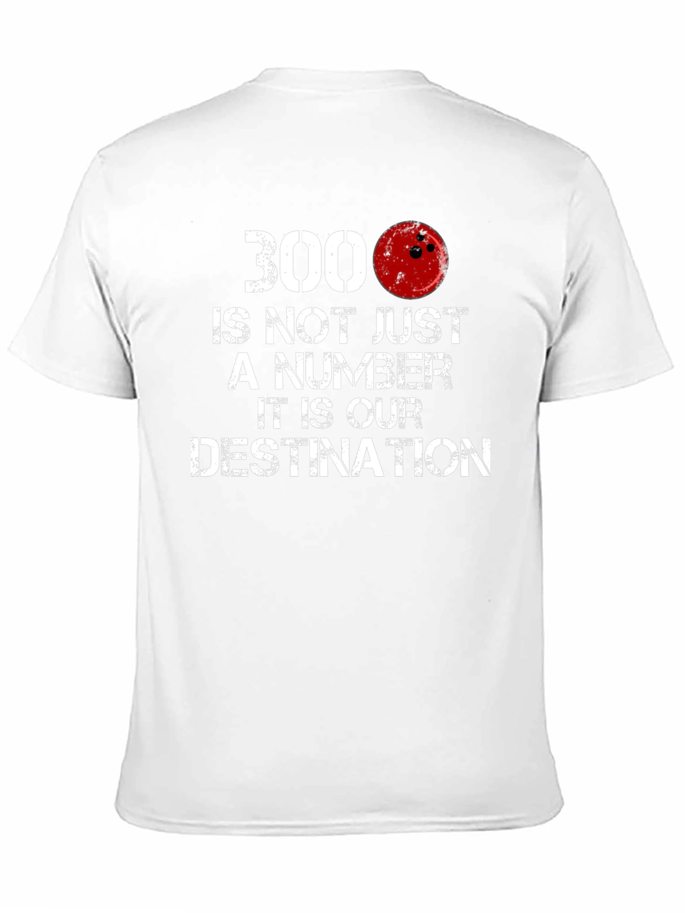 Black 300 Bowling Score T-Shirt - Bowler's Destination Tee view 11