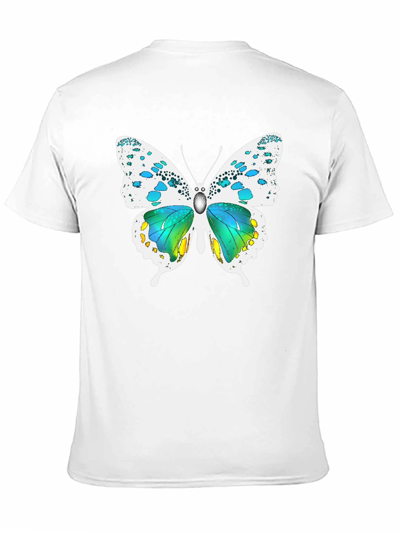 Black Butterfly Graphic Black T-Shirt view 11