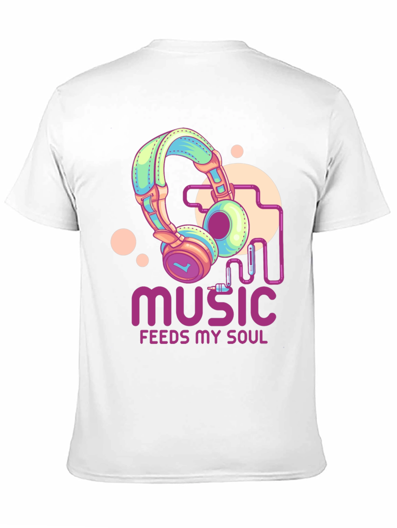 Black Music Feeds My Soul Graphic T-Shirt view 11