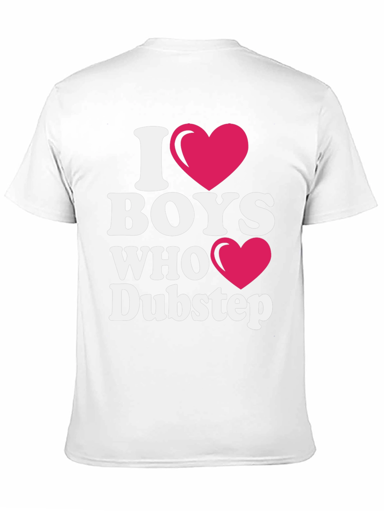 Black I Heart Boys Who Dubstep T-Shirt view 11