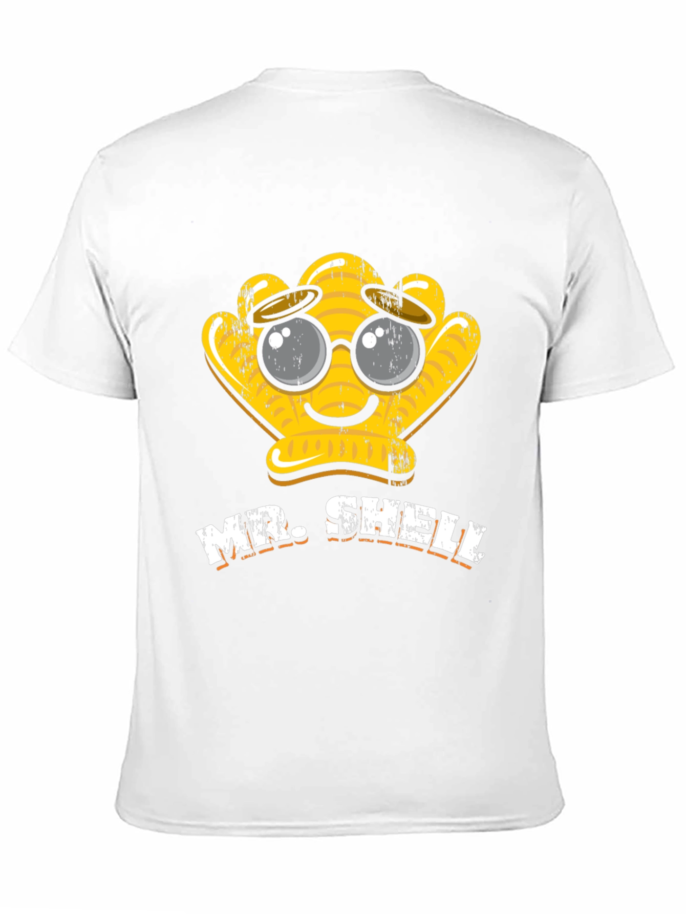 Black Mr. Shelly Graphic T-Shirt - Cute Cartoon Shell Tee view 11
