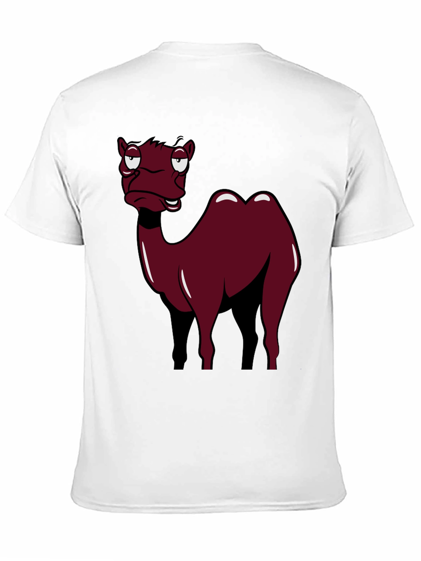 Black Camel Cartoon Graphic T-Shirt view 11