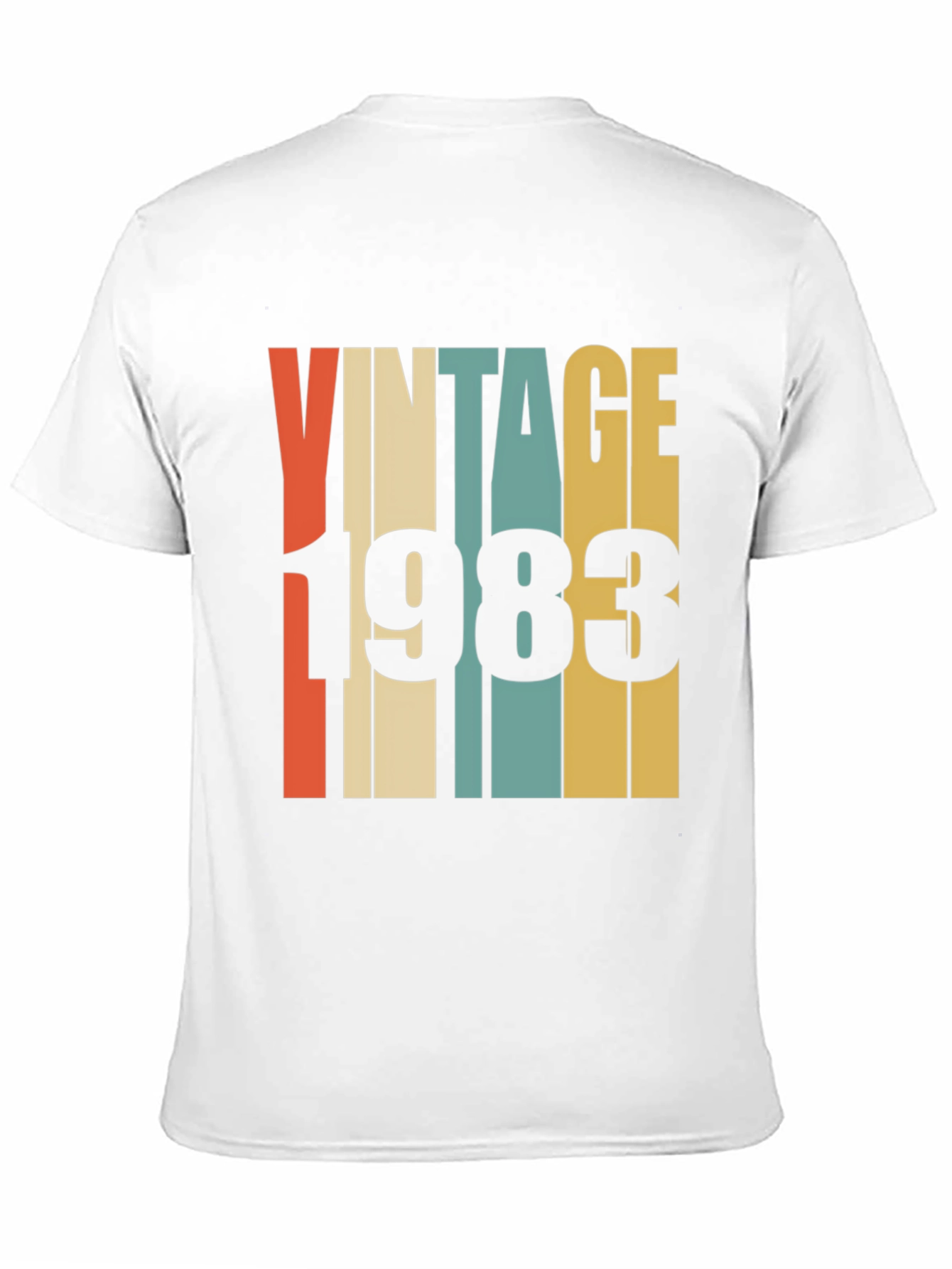 Black Vintage 1983 Retro T-Shirt view 11