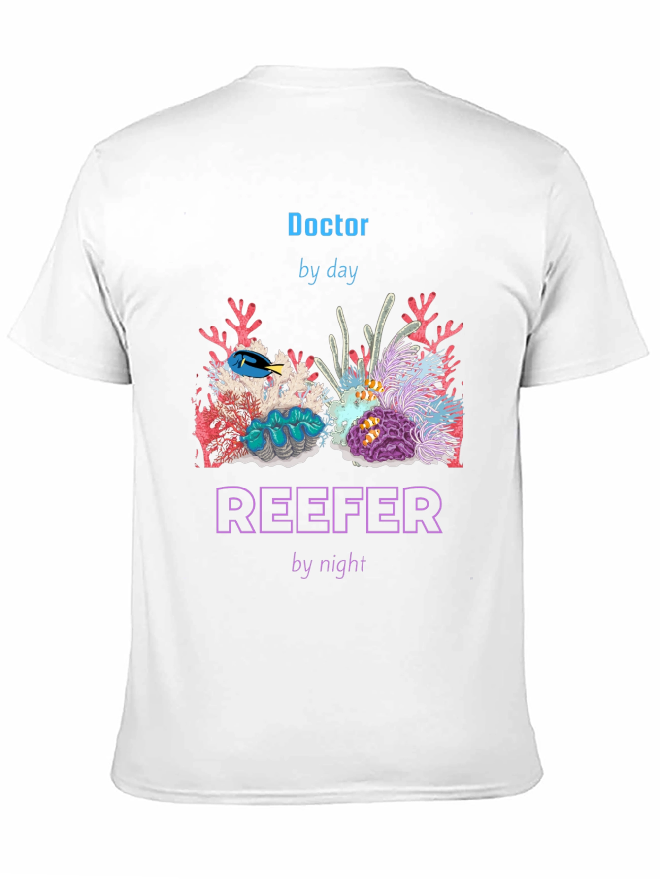Black Doctor by Day, Reefer by Night T-Shirt view 11
