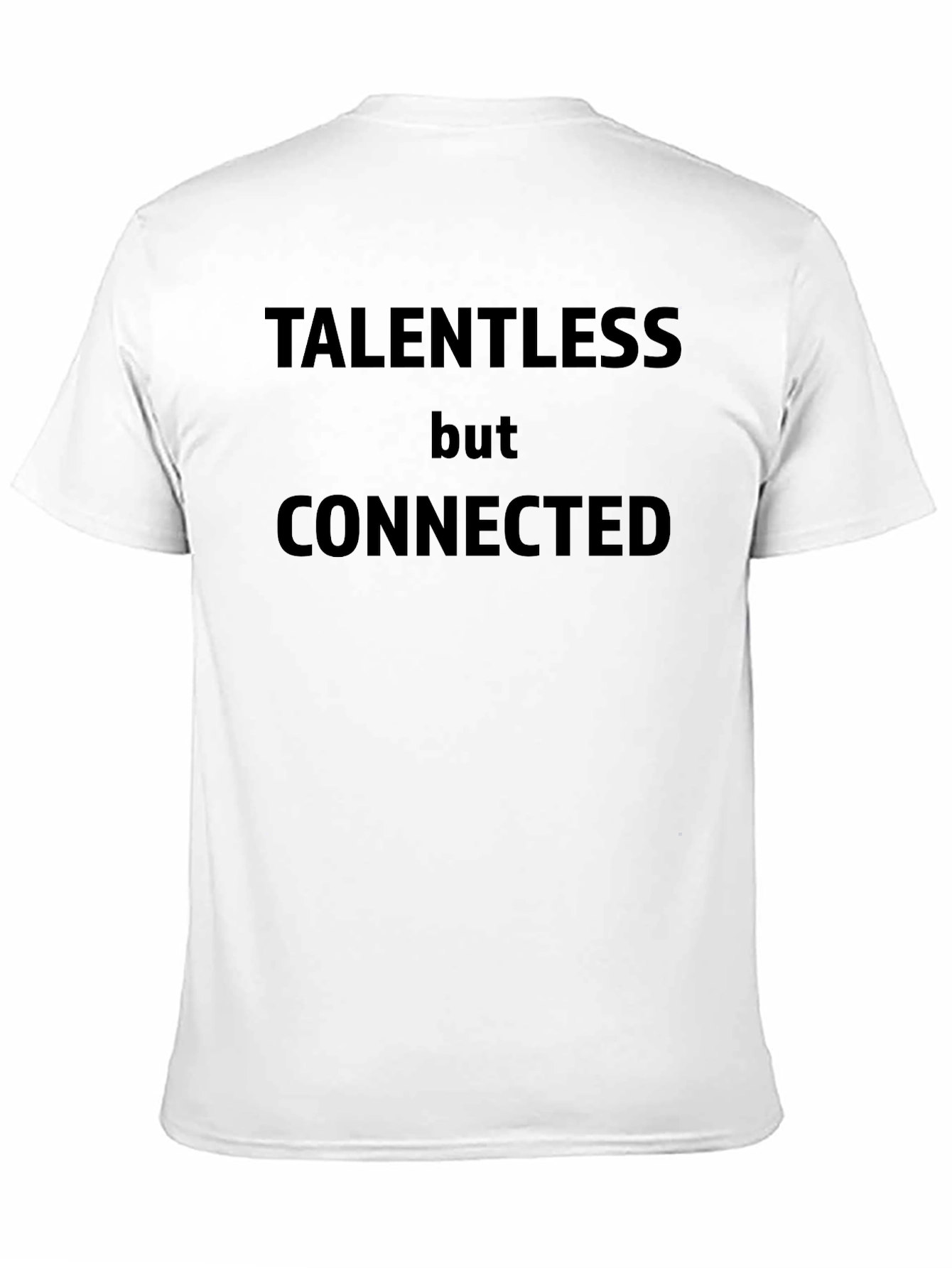 Black Talentless But Connected T-Shirt - Mens Fashion view 11