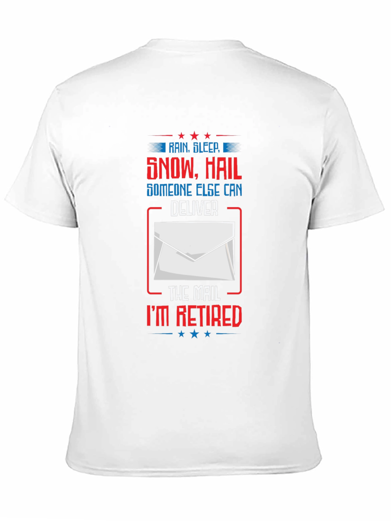 Black Retired Mail Carrier T-Shirt Funny Postal Worker Tee view 11