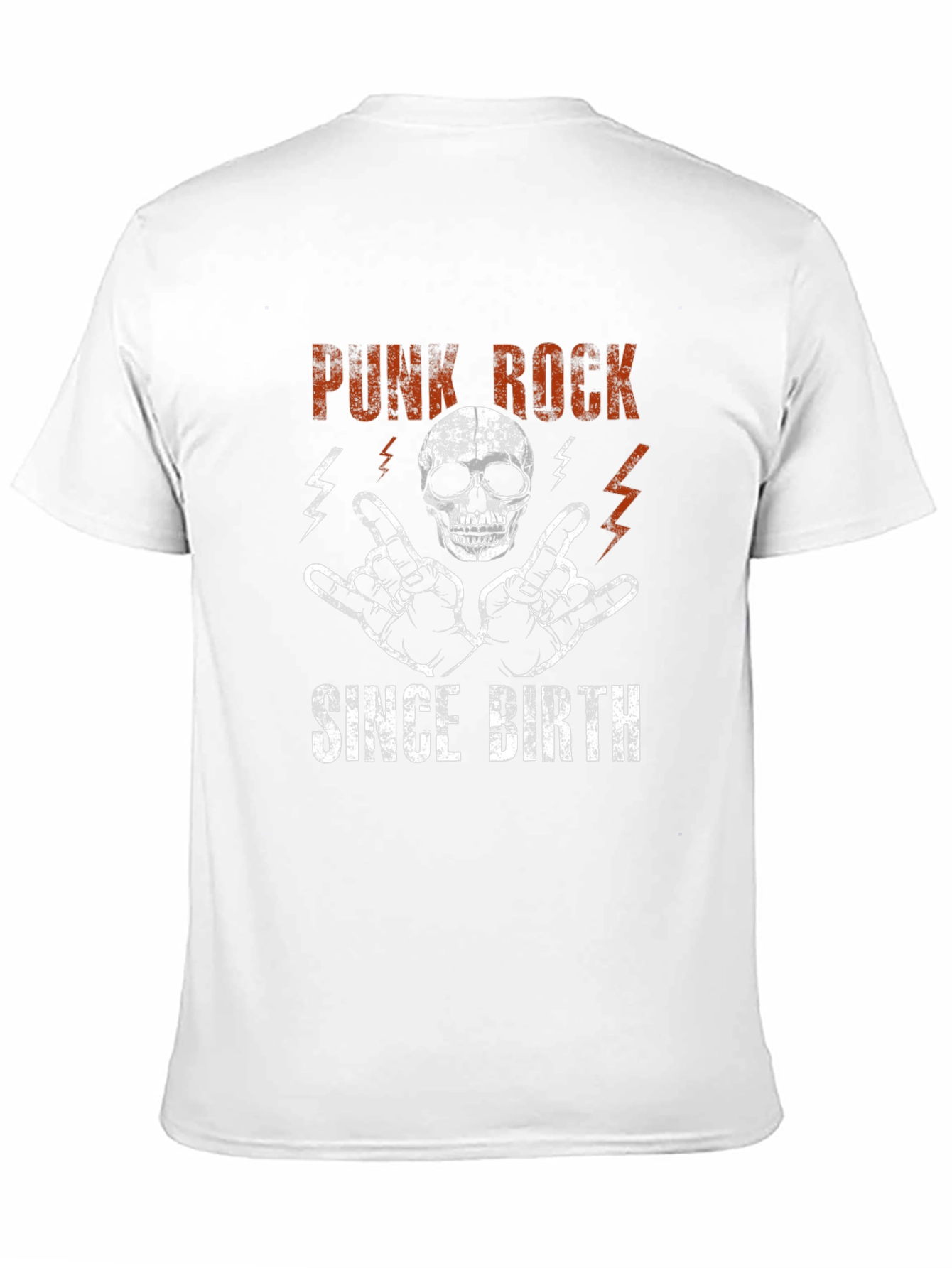 Black Punk Rock Since Birth Black T-Shirt view 11