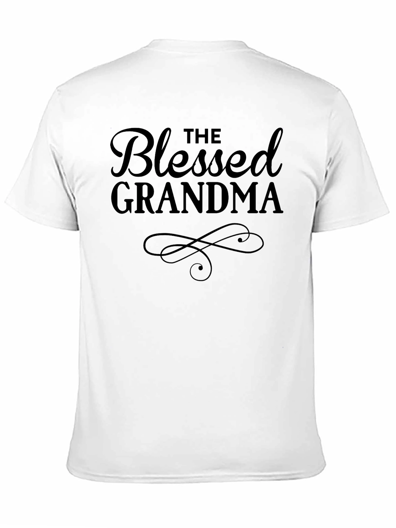 Black Blessed Grandma T-Shirt - Cute Family Tee view 11