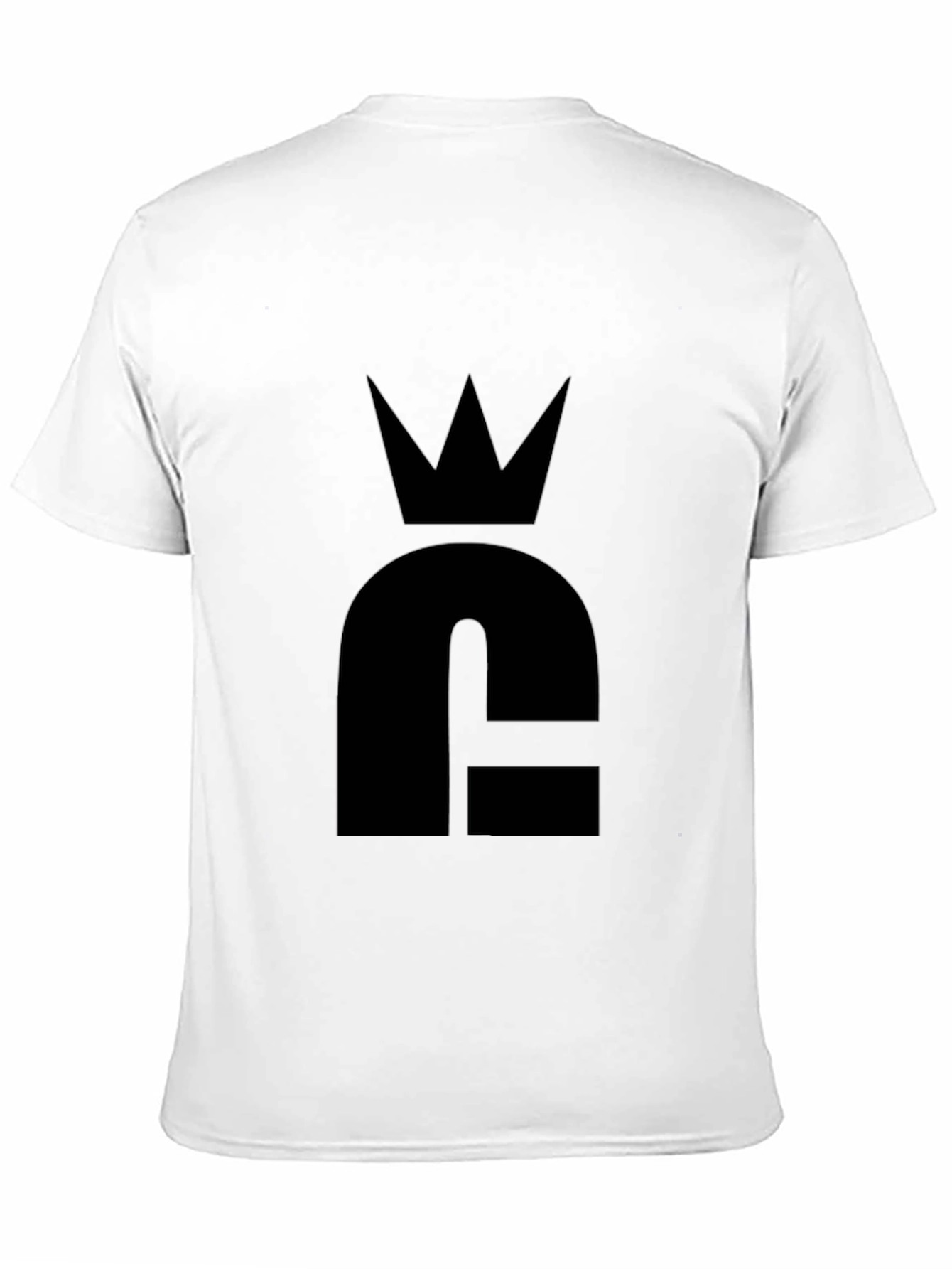 Black Crown Logo Black T-Shirt - Stylish & Minimalist view 11