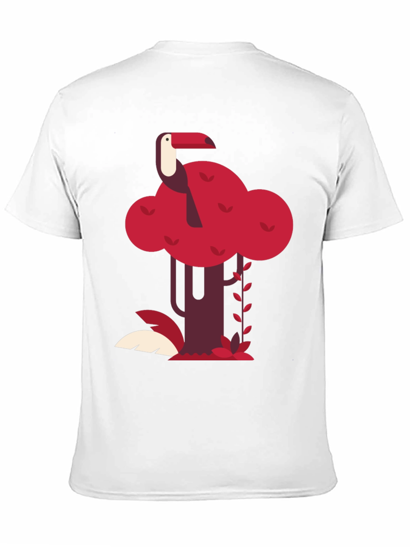 Black Tropical Toucan Graphic Tee - Black view 11