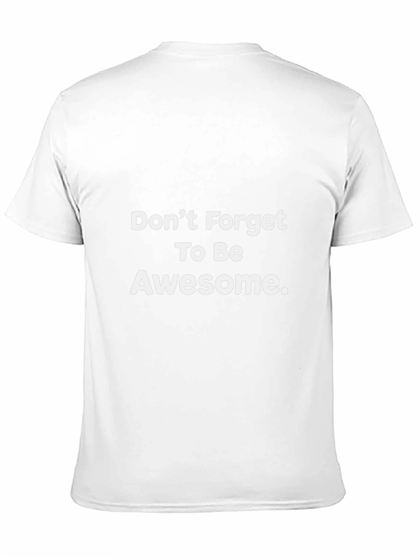 Black Awesome Reminder Tee - Don't Forget! view 11