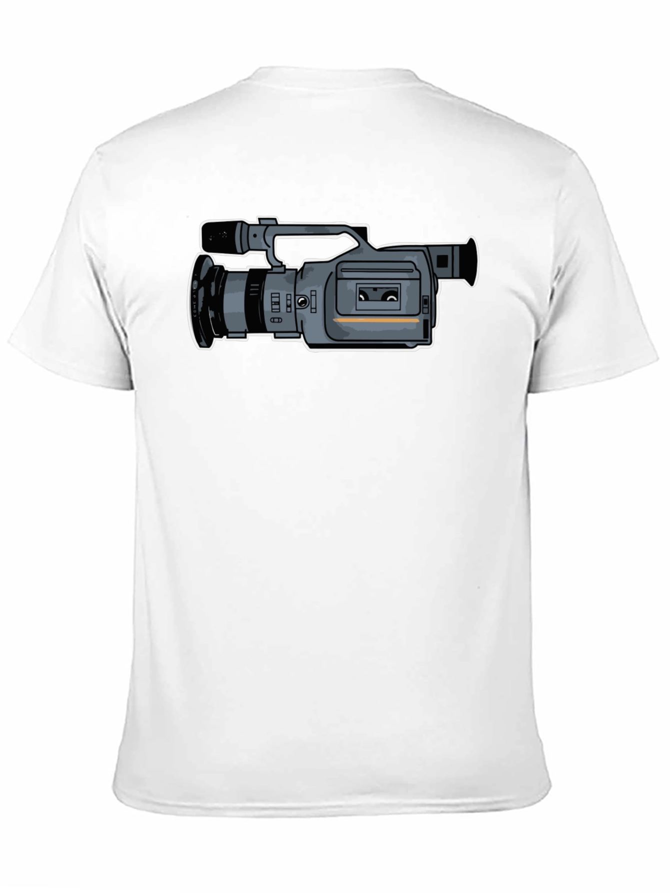 Black Retro Camera Graphic T-Shirt view 11