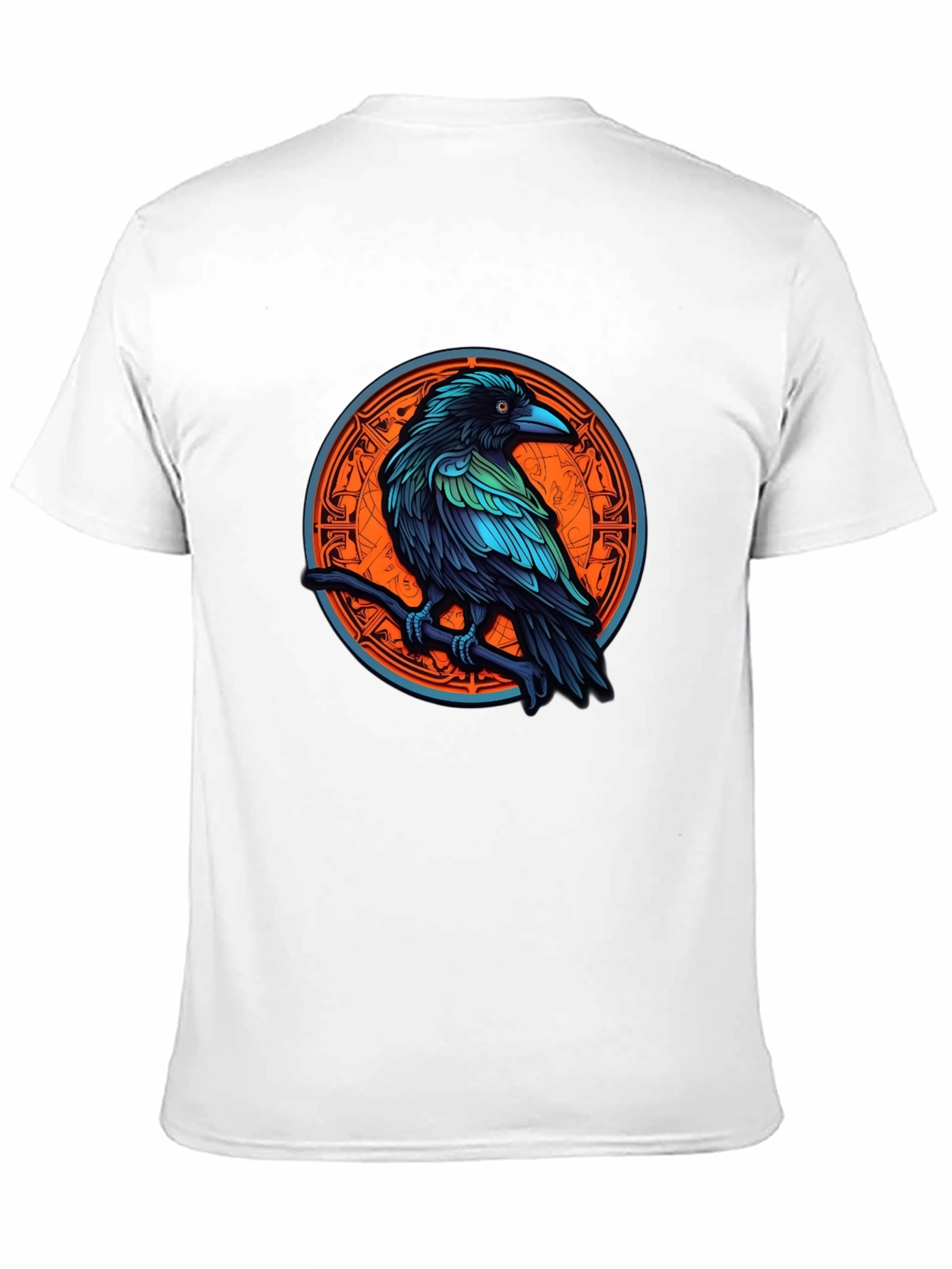 Black Raven Graphic Tee - Mystic Bird T-Shirt view 11