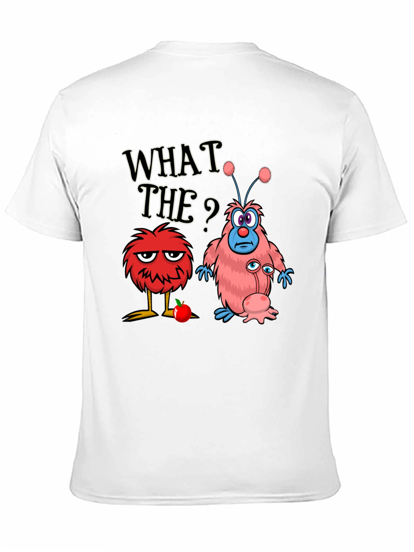 Black Funny What The? Monster Graphic Tee view 11