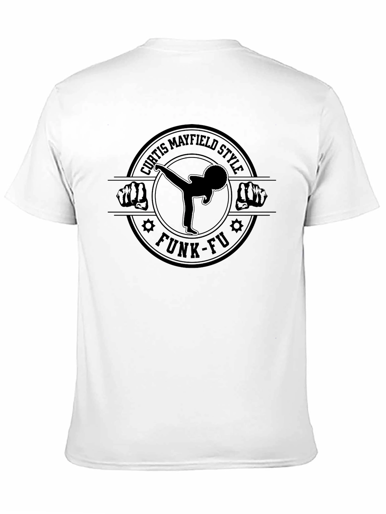 Black Funk-Fu Style Graphic T-Shirt view 11