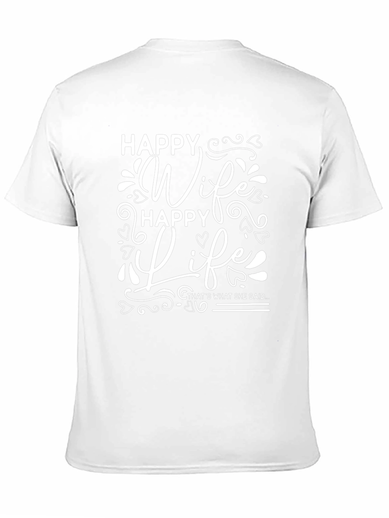 Black Happy Wife Happy Life Graphic Tee view 11