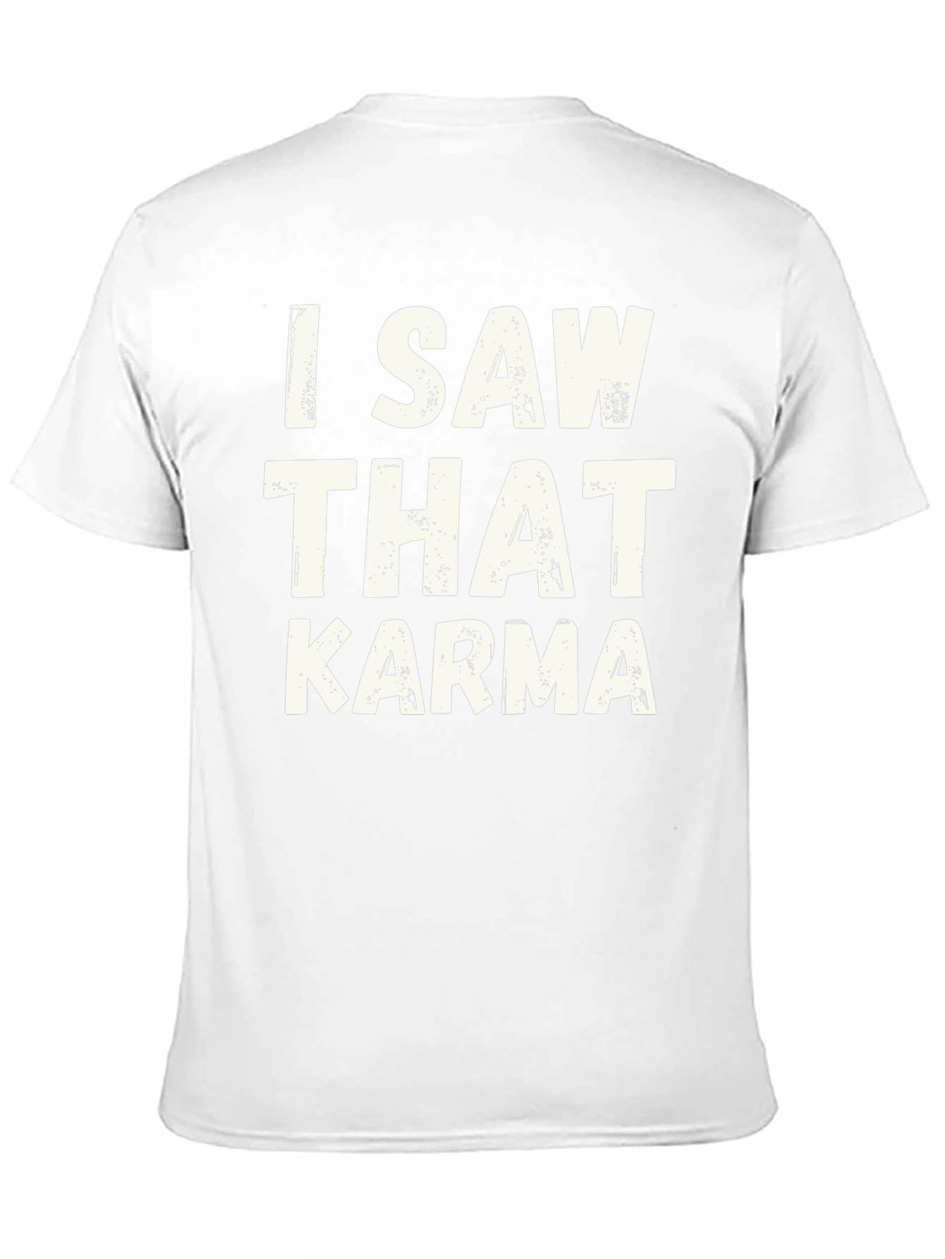 Black I Saw That Karma Graphic Tee - Trendy Black T-Shirt view 11