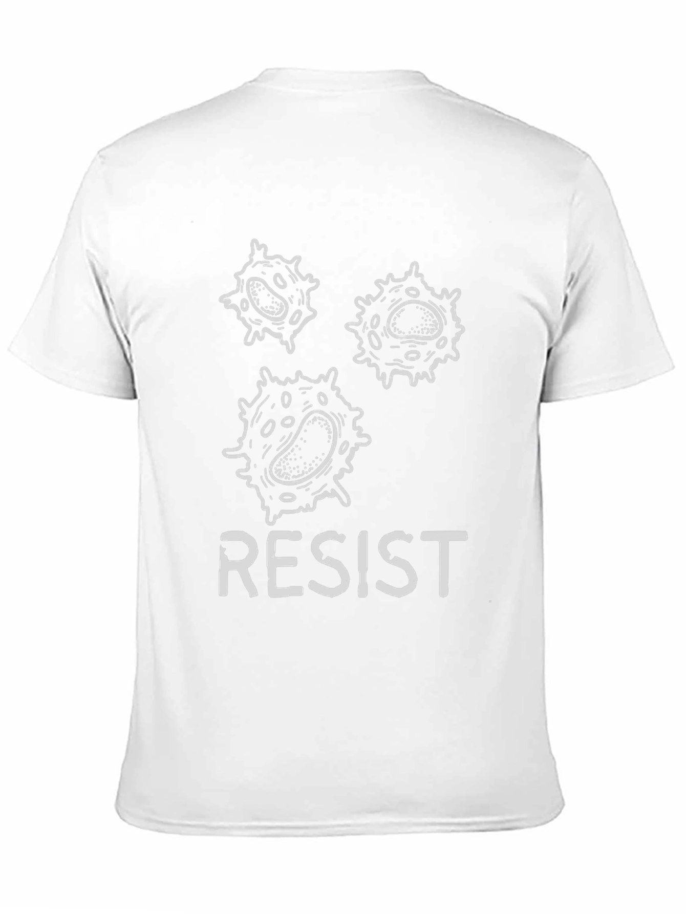 Black Resist Black T-Shirt with Viral Graphic view 11