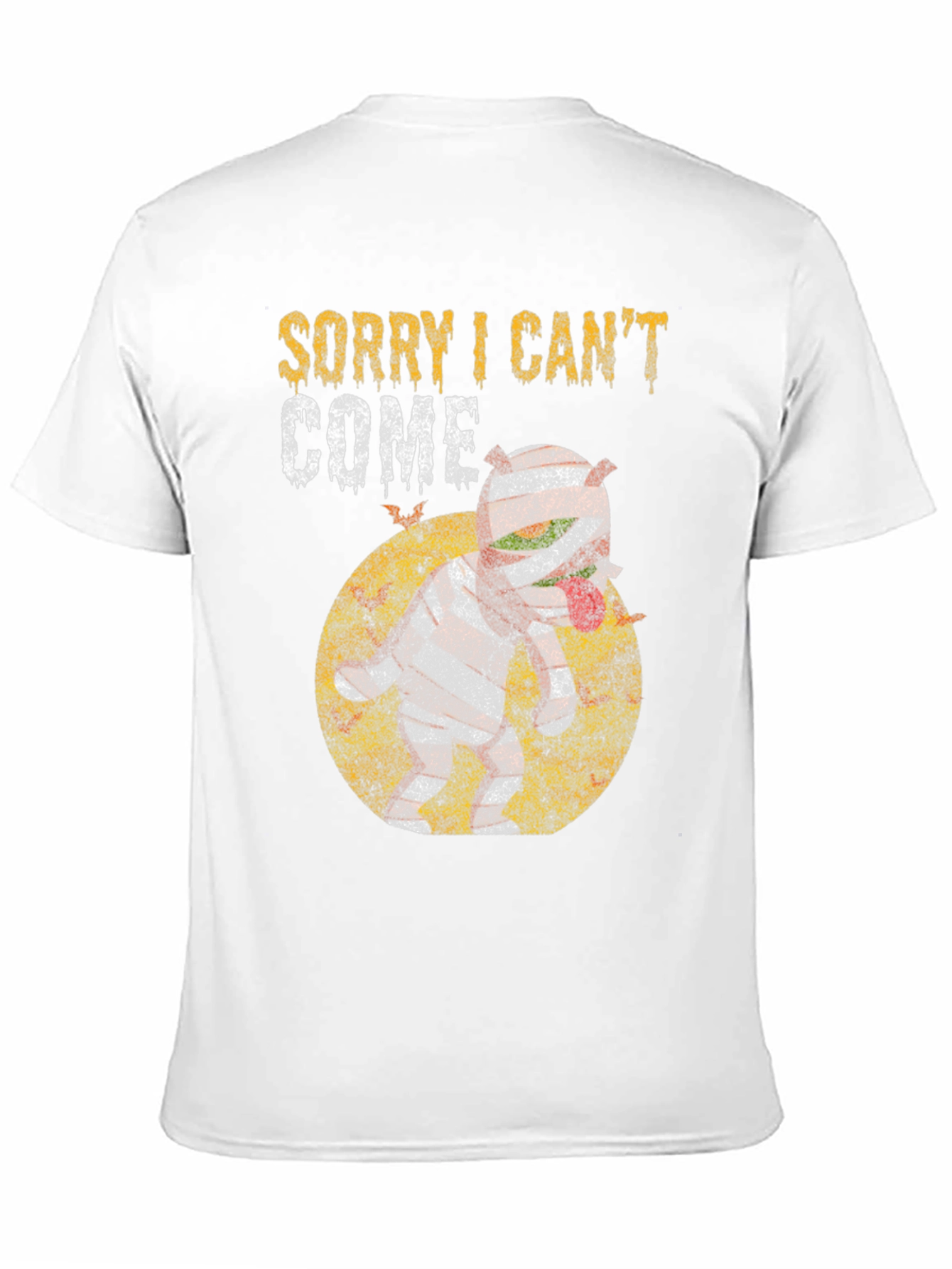 Black Sorry I Can't Come T-Shirt view 11