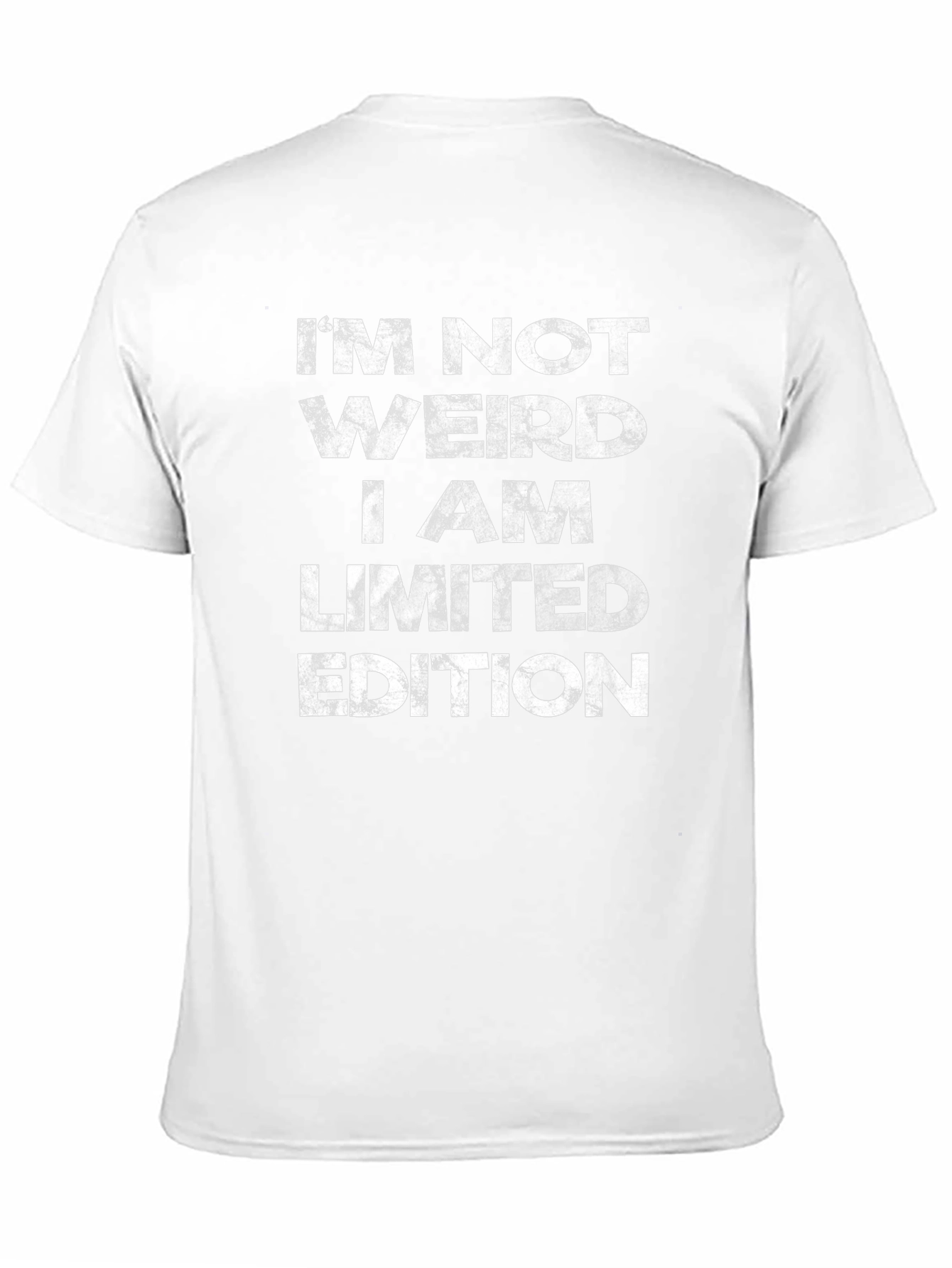 Black I'm Not Weird Limited Edition Black Graphic T-Shirt view 11