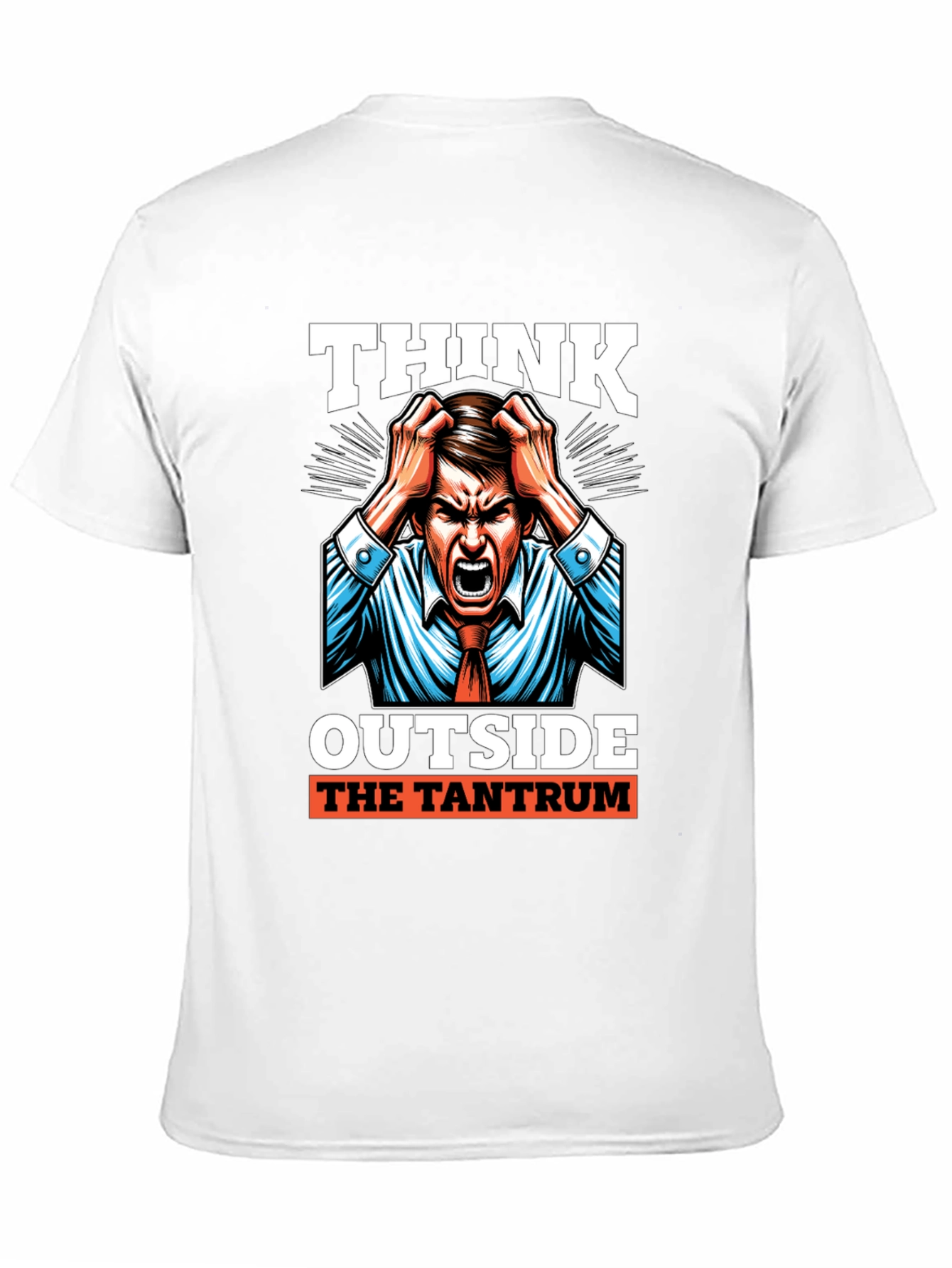 Black Think Outside the Tantrum Graphic Tee view 11