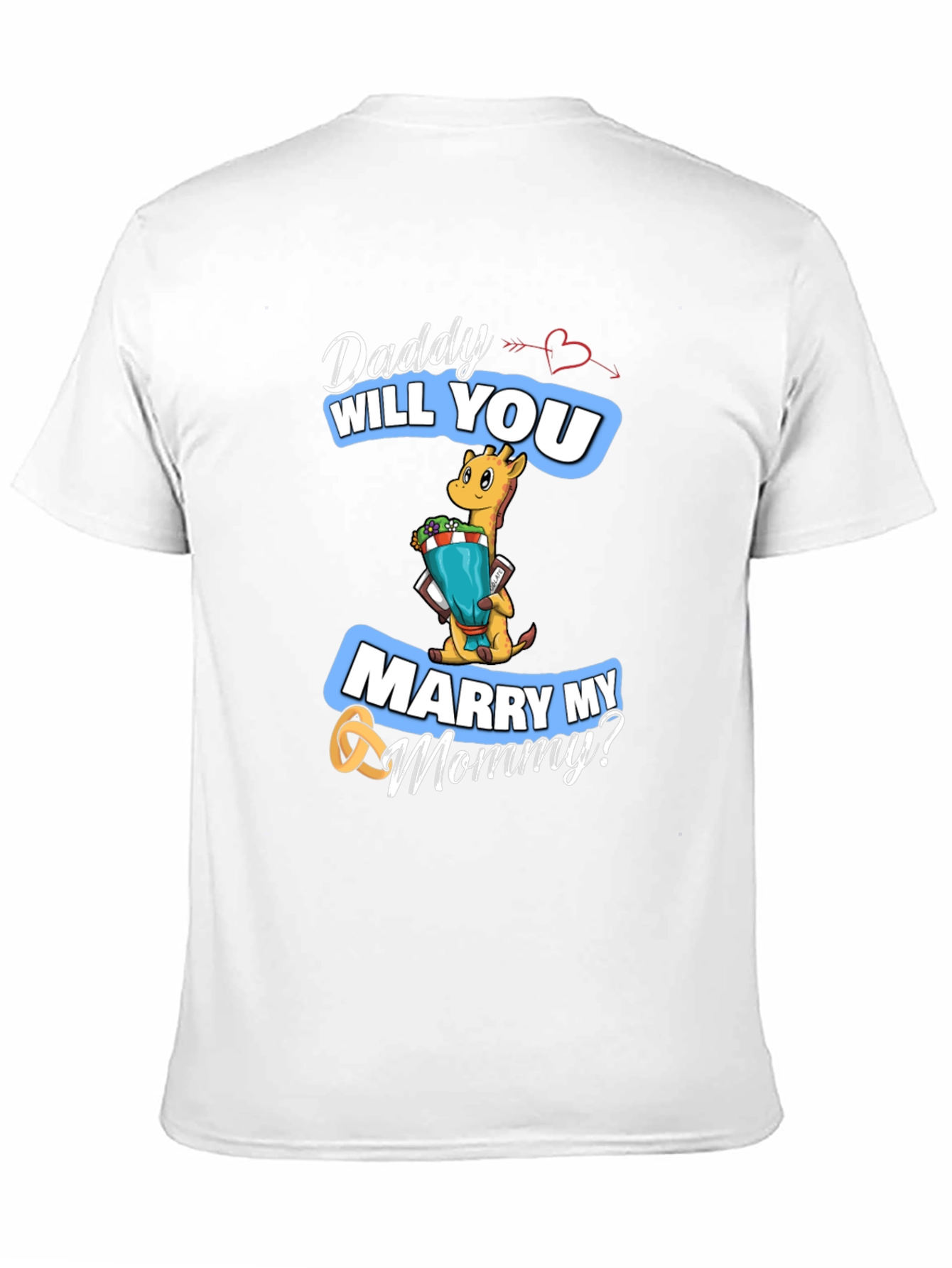 Black Daddy Will You Marry My Mommy? T-Shirt view 11