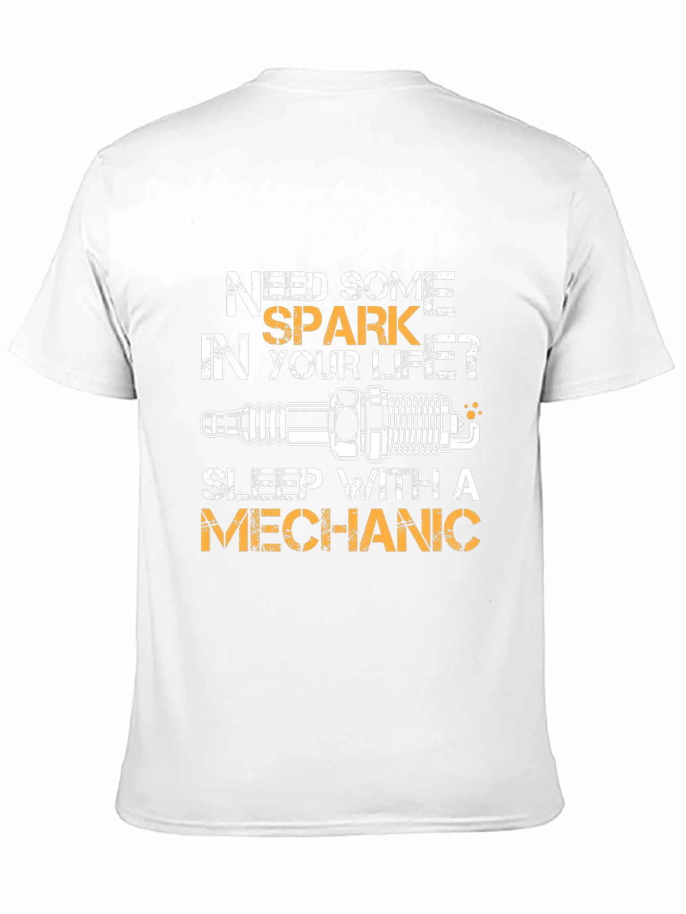 Black Need Some Spark Mechanic T-Shirt - Funny Auto Repair Tee view 11