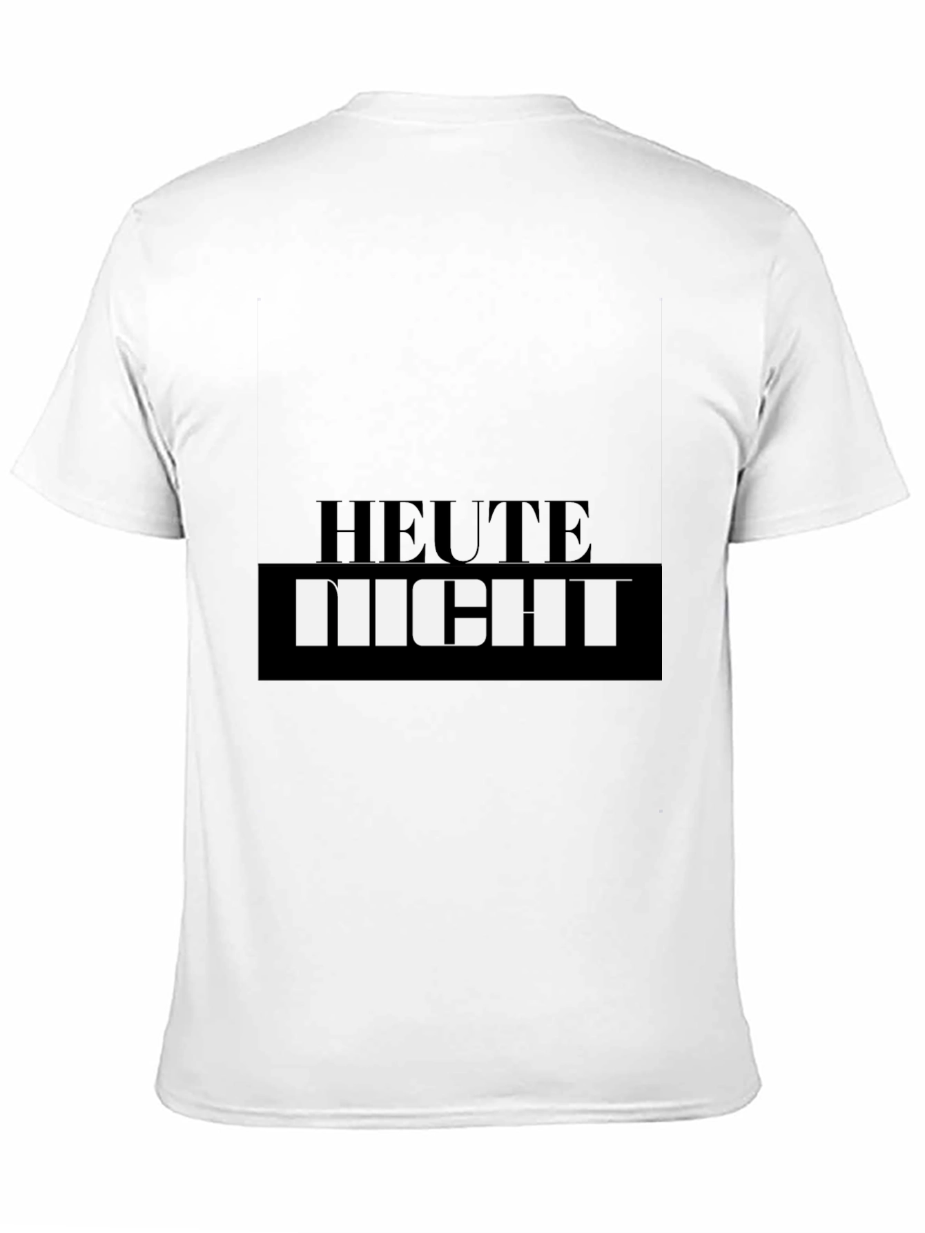 Black Heute Nicht Men's Graphic Tee view 11