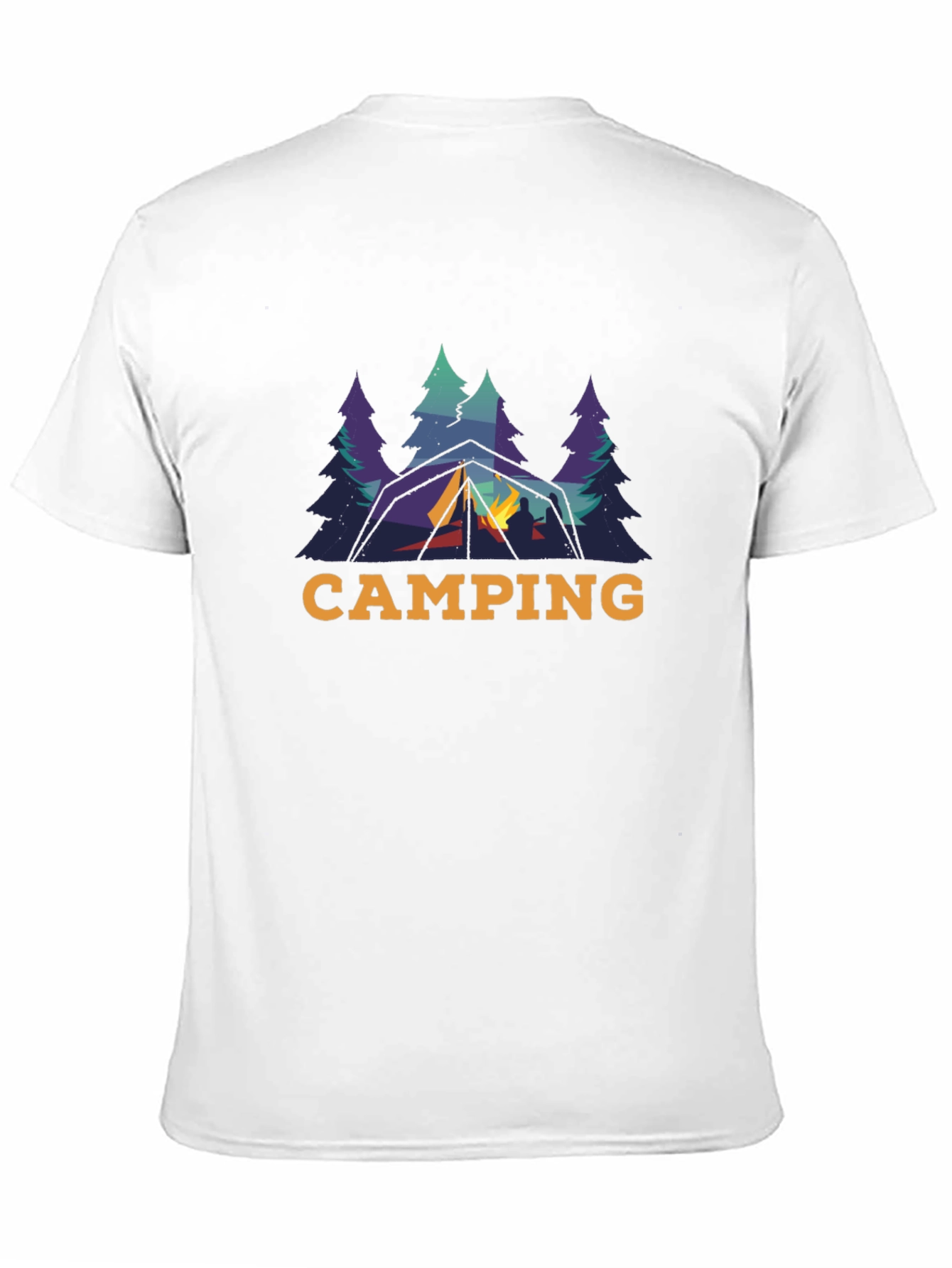 Black Camping Adventure T-Shirt view 11