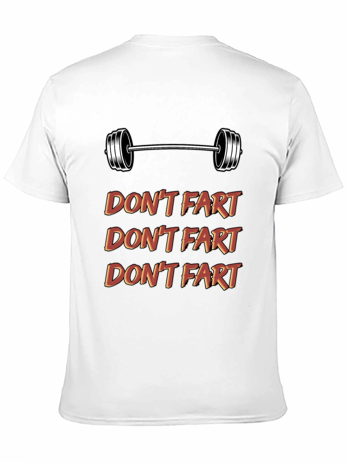 Black Don't Fart Gym Shirt - Funny Workout Tee view 11