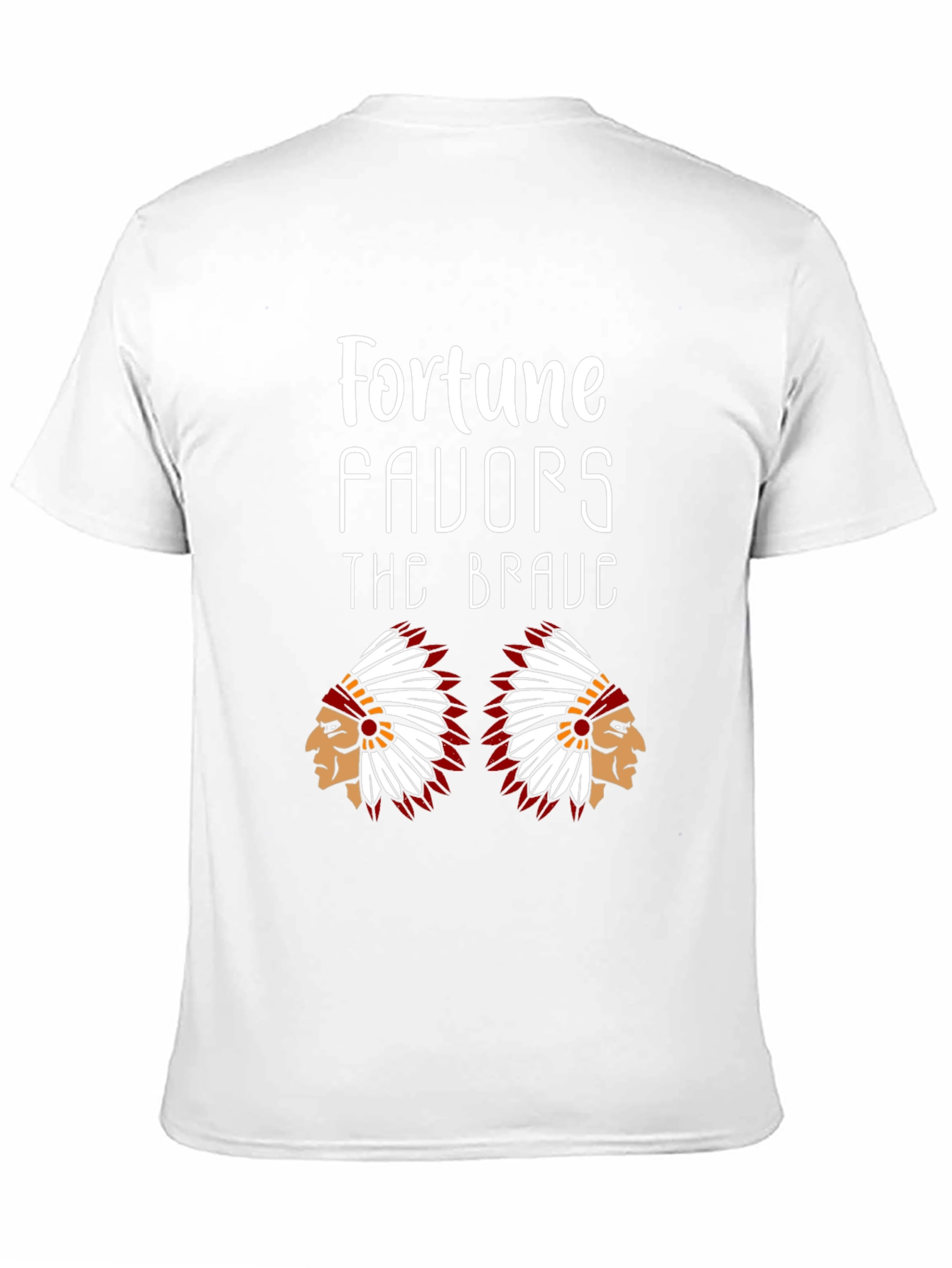 Black Fortune Favors the Brave Graphic Tee view 11