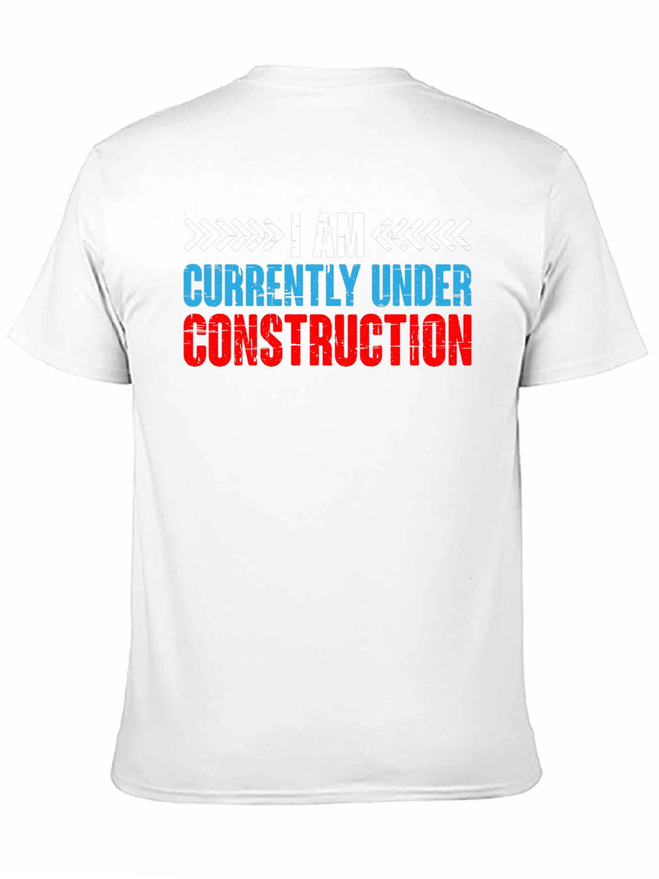 Black I Am Currently Under Construction Graphic Tee view 11