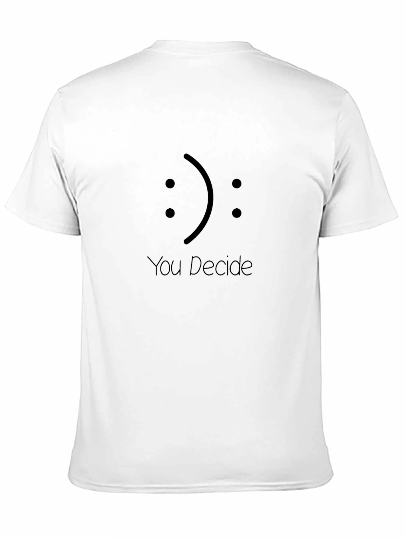 Black You Decide Graphic T-Shirt - Black Cotton Tee view 11