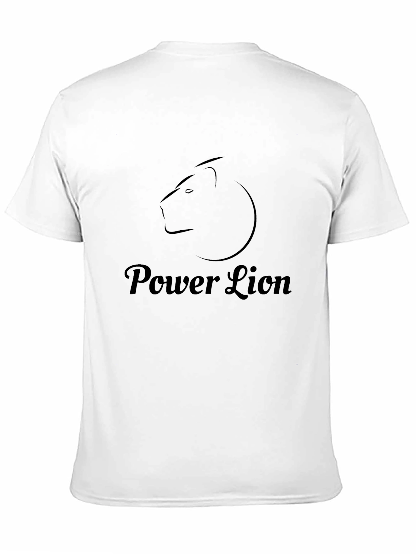 Black Power Lion Black Graphic Tee view 11