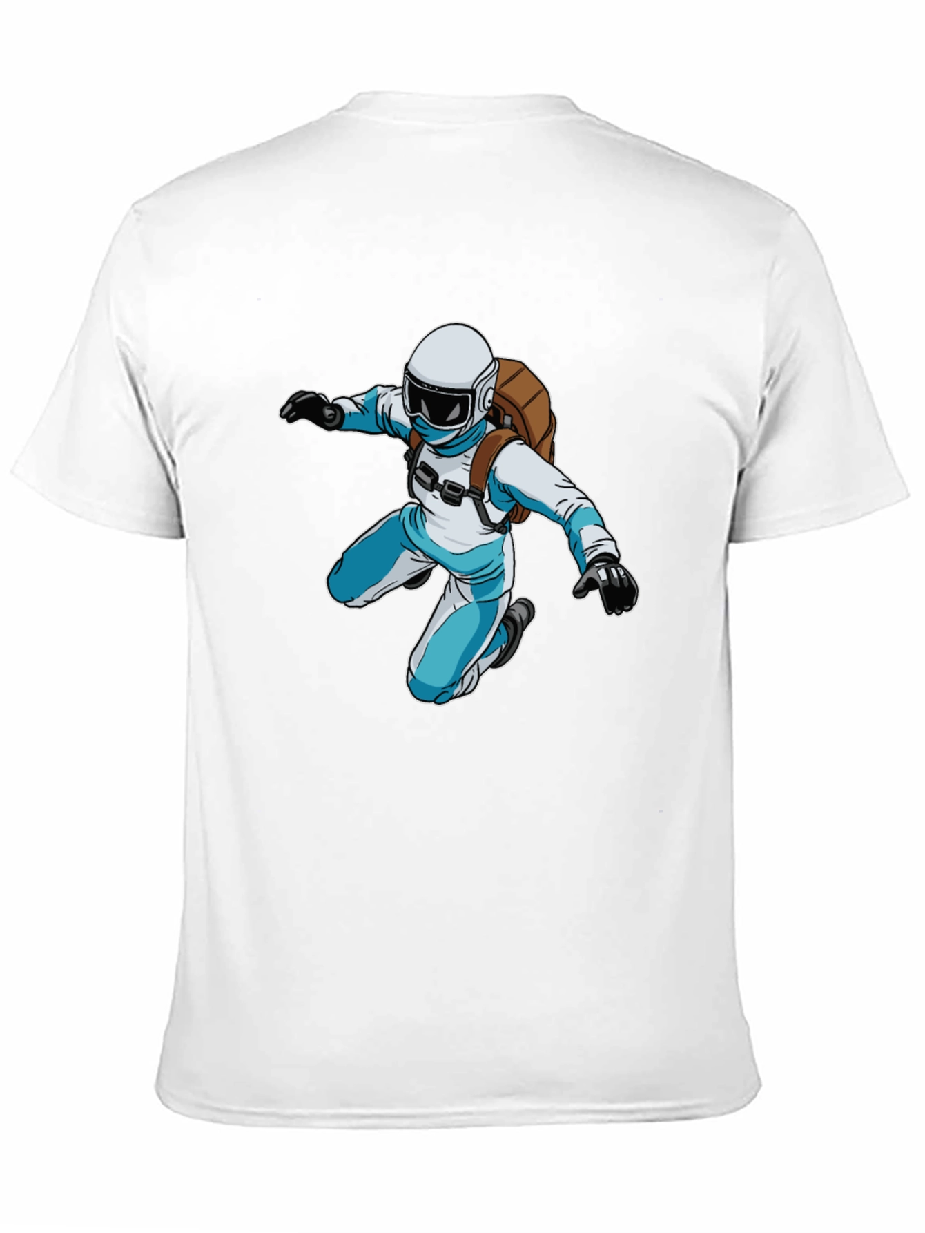Black Skydiver Graphic Black T-Shirt view 11