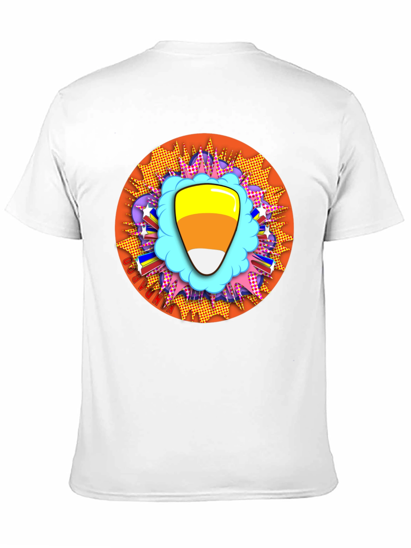 Black Candy Corn Graphic T-Shirt - Fun Halloween Tee view 11