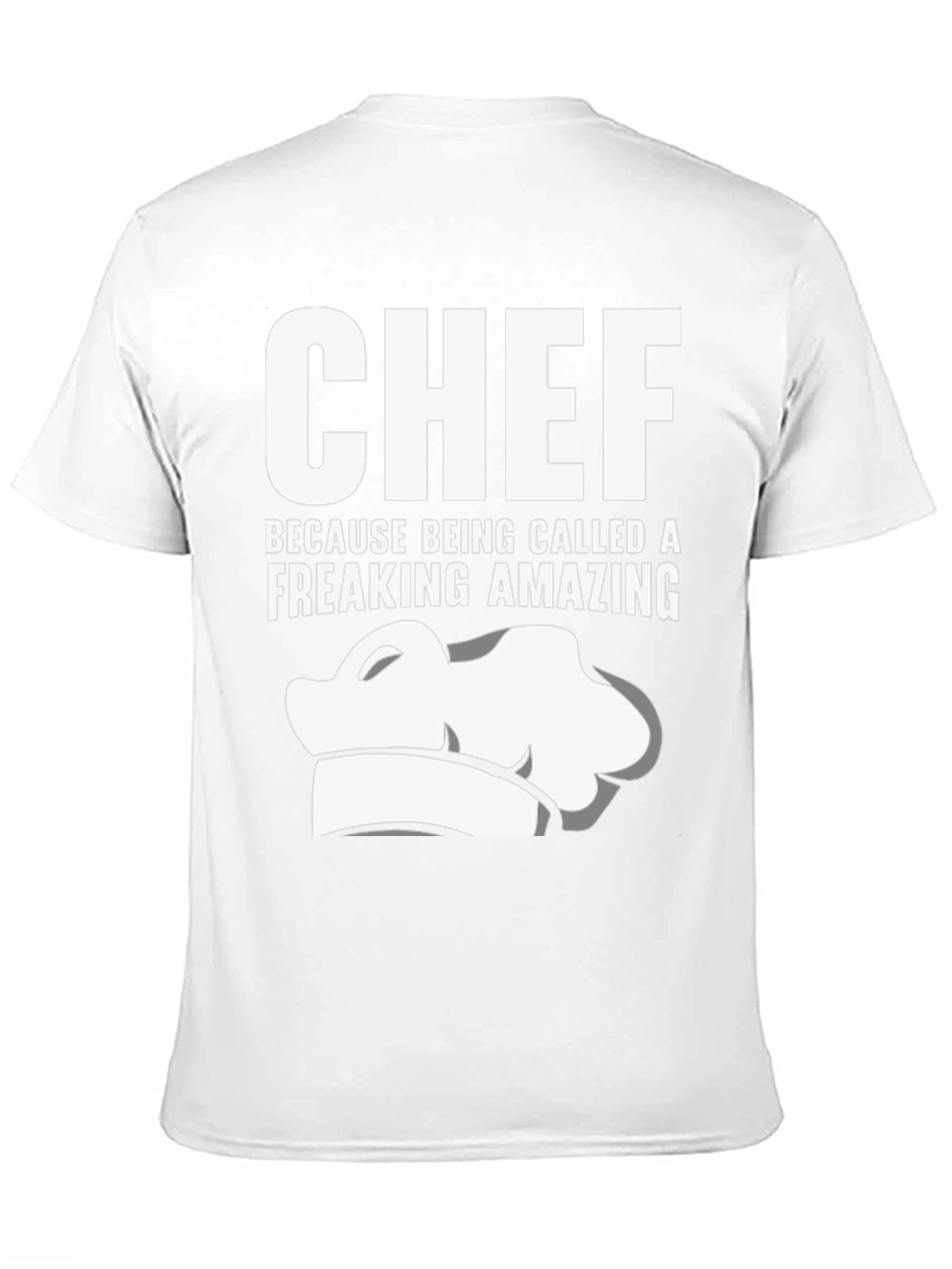 Black Chef Freaking Amazing T-Shirt - Black view 11