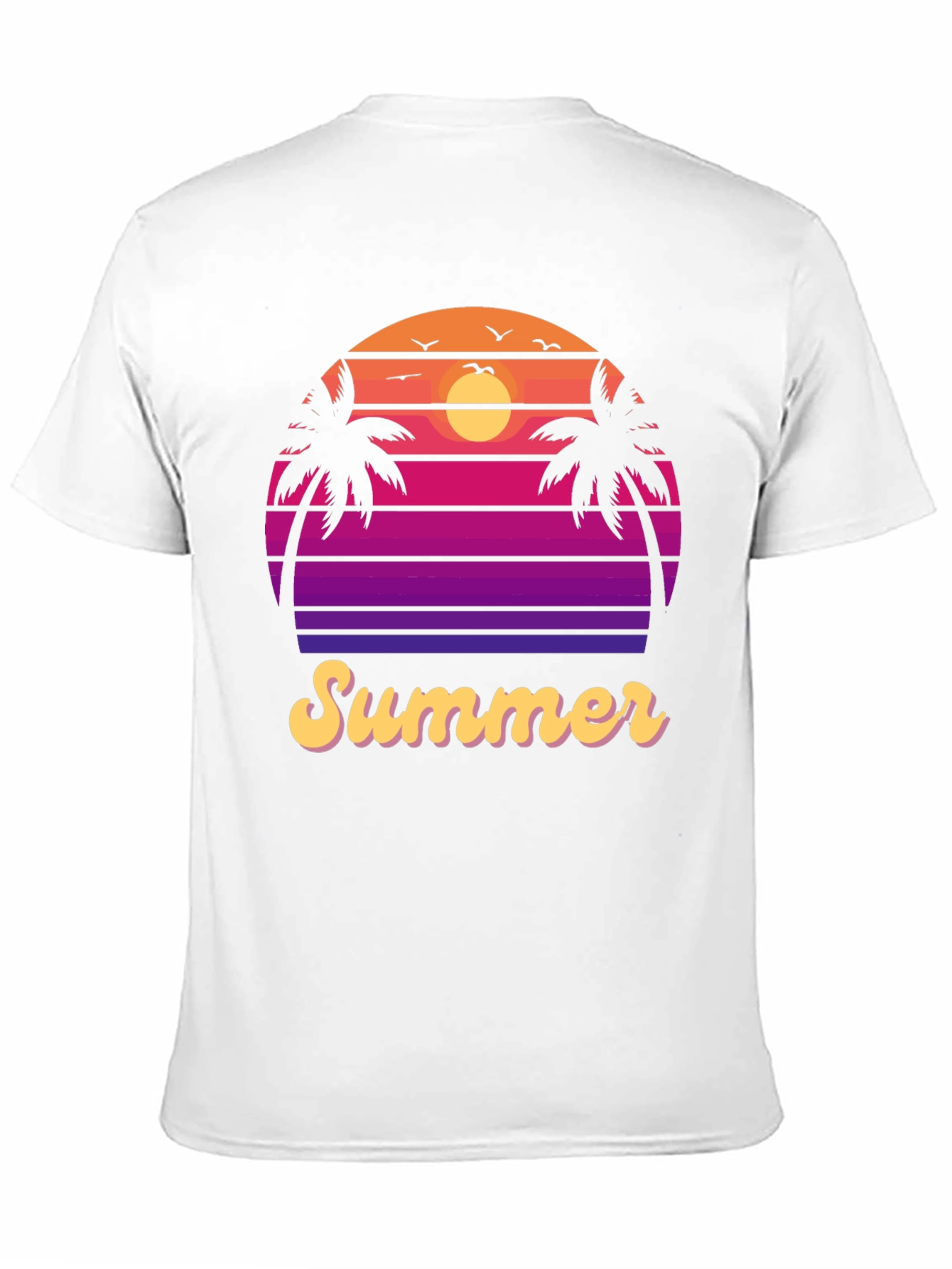 Black Retro Summer Vibes Tee view 11