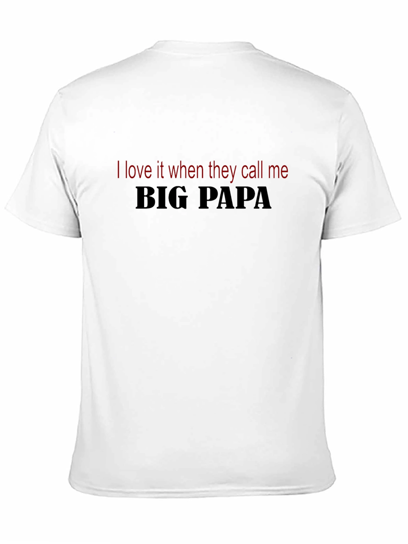 Black Big Papa Graphic Tee - Love It When They Call Me! view 11