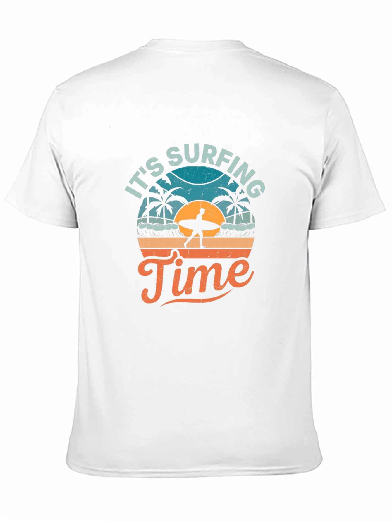 Black It's Surfing Time Graphic Tee view 11