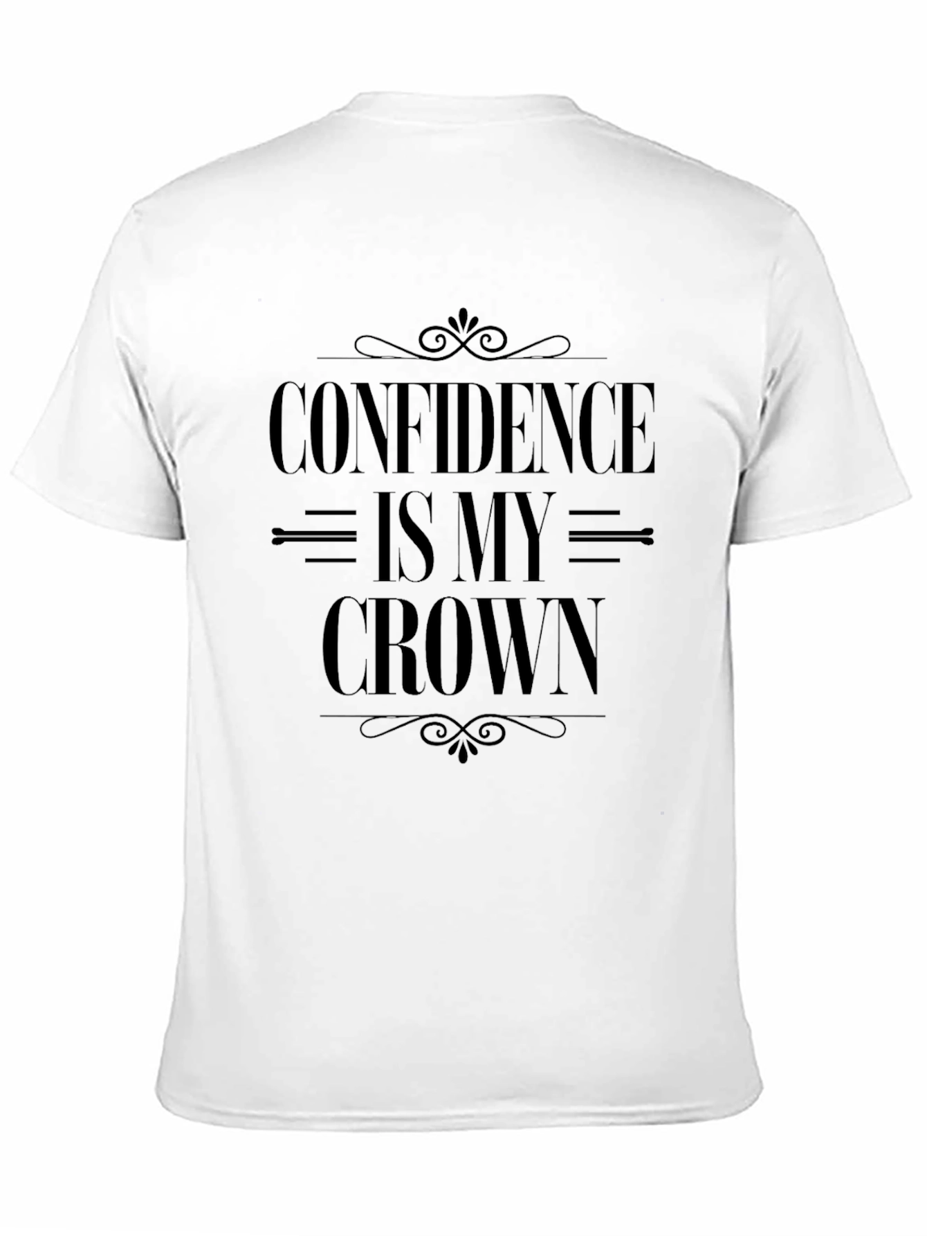 Black Confidence Is My Crown Graphic T-Shirt view 11