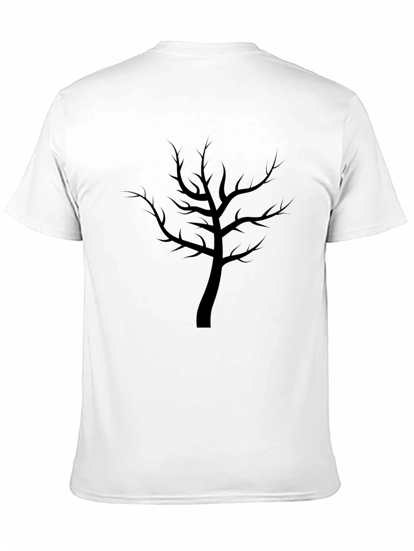 Black Black Tree Graphic Tee - Men's Short Sleeve Casual Shirt view 11