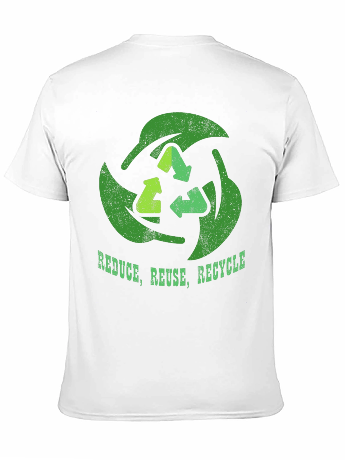 Reduce, Reuse, Recycle T-Shirt - Eco-Friendly Green Design - 11