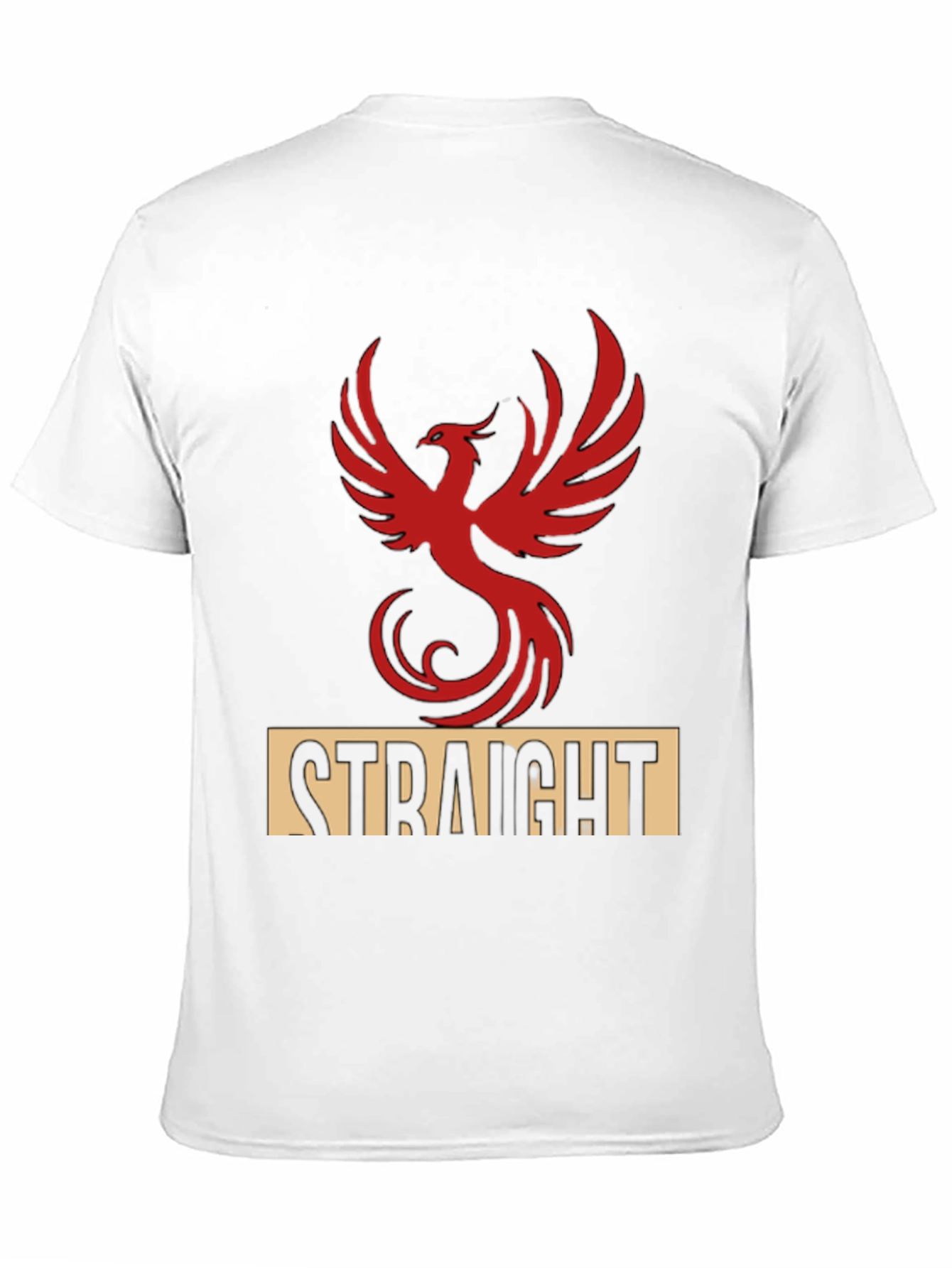 Black Straight Phoenix Graphic Tee - Bold Statement T-Shirt view 11
