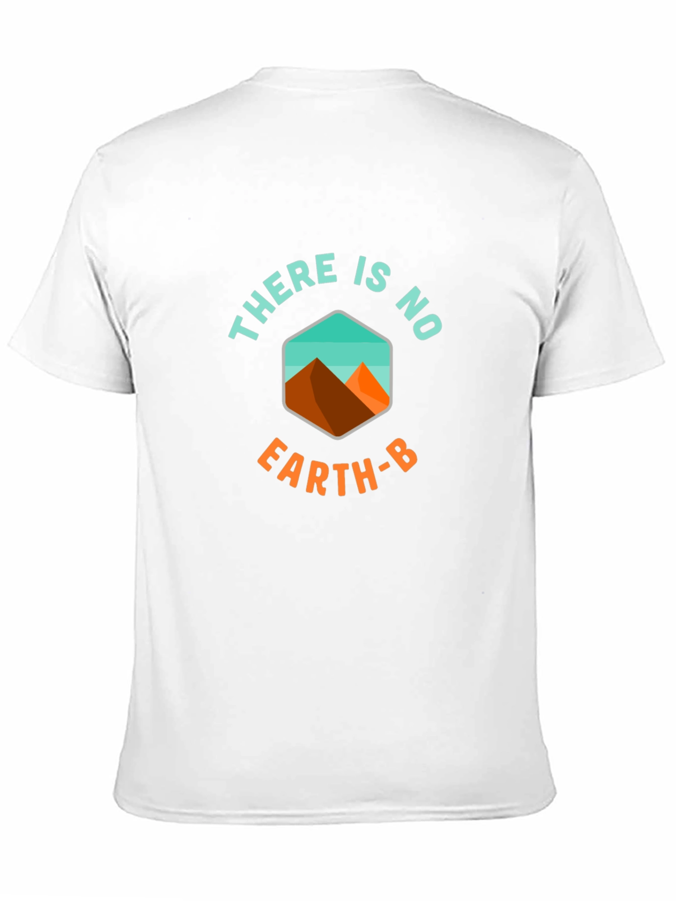 Black There Is No Earth-B Graphic Tee - Eco-Conscious Design view 11